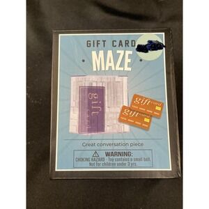 CVS‎ Gift Card Maze Brain Teaser Puzzle Box Clear Plastic Money Holder SM-35638